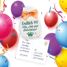 Lade das Bild in den Galerie-Viewer, Witziges Geschenk zum 40. Geburtstag für Männer und Frauen