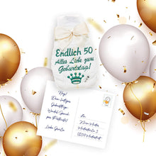 Lade das Bild in den Galerie-Viewer, Witziges Geschenk zum 50. Geburtstag für Männer und Frauen