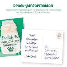 Lade das Bild in den Galerie-Viewer, Witziges Geschenk zum 50. Geburtstag für Männer und Frauen