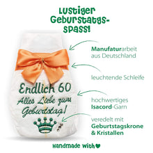 Lade das Bild in den Galerie-Viewer, Witziges Geschenk zum 60. Geburtstag für Frauen und Männer