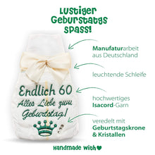 Lade das Bild in den Galerie-Viewer, Witziges Geschenk zum 60. Geburtstag für Männer und Frauen