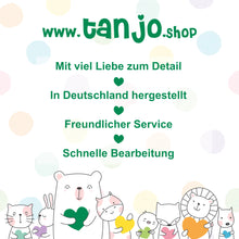 Lade das Bild in den Galerie-Viewer, Bestickte Windel im Rahmen - Maedchen Herz Babymotiv
