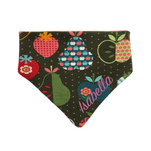Lade das Bild in den Galerie-Viewer, Buntes individuelles Babyhalstuch mit Name bestickt - Obst