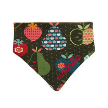 Lade das Bild in den Galerie-Viewer, Buntes individuelles Babyhalstuch mit Name bestickt - Obst
